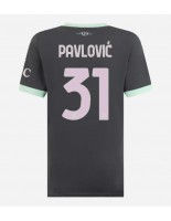 AC Milan Strahinja Pavlovic #31 Alternativní Dres pro Dámské 2024-25 Krátký Rukáv